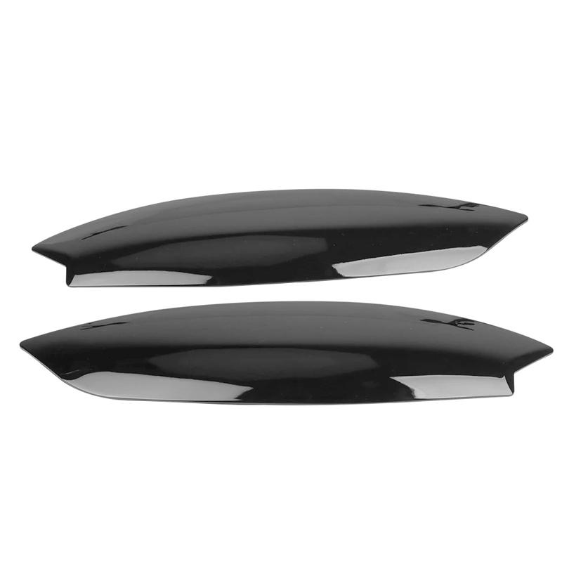 Для Volkswagen Chrome Headlights Eyebrow Eyelashes Trim Cover Внешние аксессуары 1 пара Для VW GOLF 5 MK5 GTI R 2005 2006 2007
