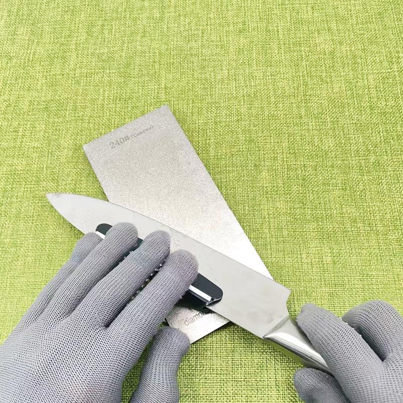 Diamond Knife Sharpener 170*75MM Sharpening Stone Grit 240-3000# Grindstone Diamond Tools Fine Grinding Whetstone Kitchen Knives