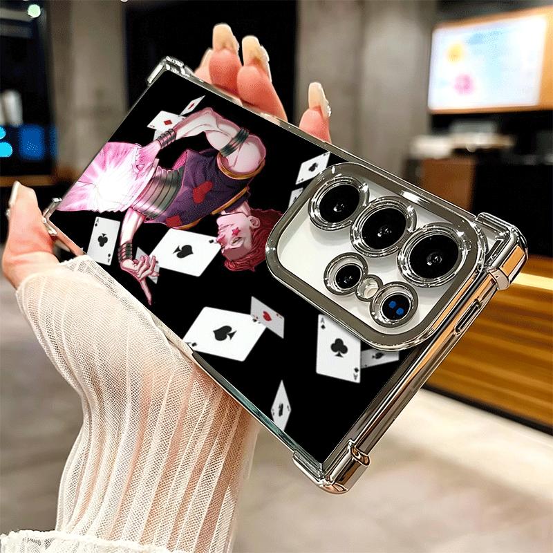 Чехол для телефона Hunter X-Hunters Hisoka Мягкий для Samsung Galaxy S26 Ultra S25 Edge S24 FE S23 Plus S22 S21 + S20 Покрытие Защита от падения Fu