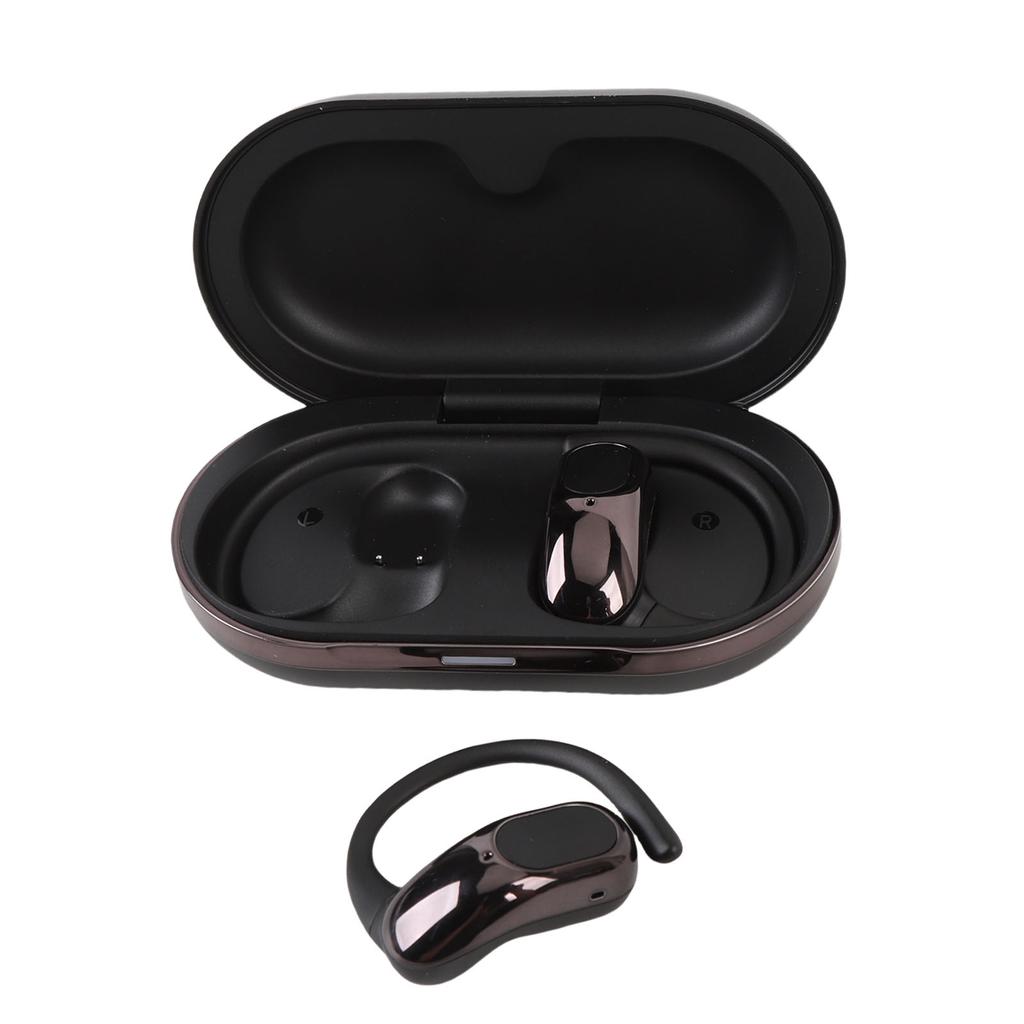 Умные наушники-переводчики Полноцветный сенсорный экран Качество звука Hi-Fi Многоязычный Bluetooth-переводчик Черный