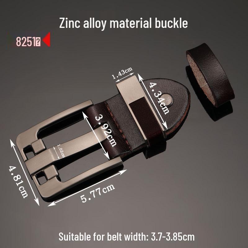 Мужской ремень с пряжкой-штифтом