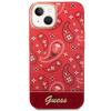 Etui do iPhone 14 Plus Guess Bandana Paisley Czerwone