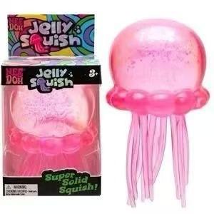 1 шт. Цвета случайные Doh Jellyfish Сжимающая желешка Сжимающая игрушка для снятия стресса Качающиеся щупальца Сенсорная игрушка для release