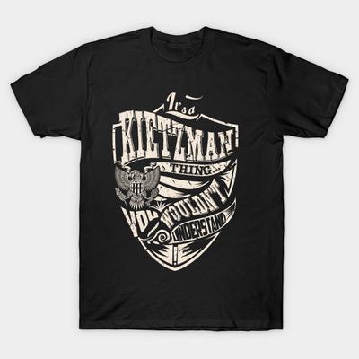 Мужская черная футболка с принтом Очень большая футболка its-a-kietzman-thing Печать на трансферной бумаге без обрезки Хлопковая футболка