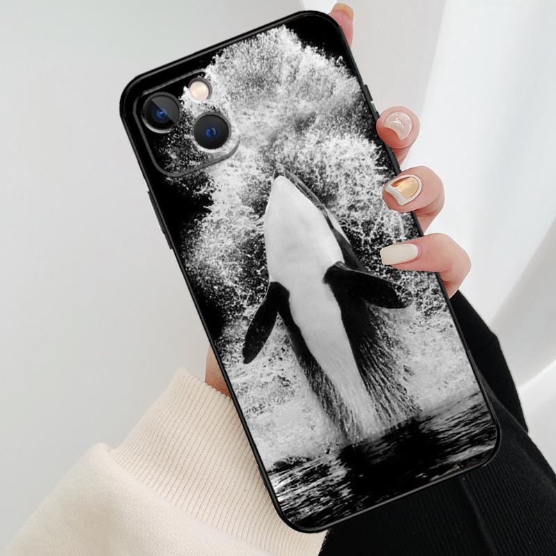 Чехол для телефона Косатка Орка Для iPhone 17 Pro Max 14 13 12 11 15 16 Pro Max mini 15 16 Plus 16e 17 Air Cover