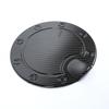 Carbon Fiber Door Fuel Filler Tank Gas Cap Cover Trim For Silverado Sierra 14-18