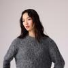 Levi's Женский вязаный свитер с ромбовидным узором и ажурной вязкой