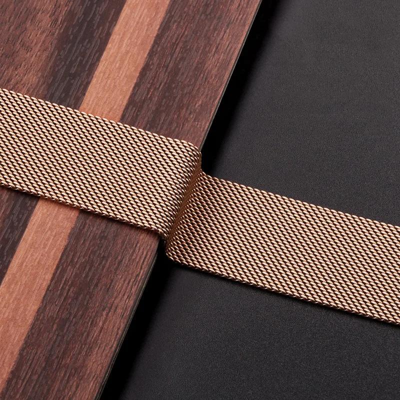 Миланский ремешок для Apple watch band 44 мм Ultra 2 49 мм браслет iwatch Series 10 9 7 8 6 SE 5 4 3 Correa 38/40 мм 42/46 мм 41/45 мм