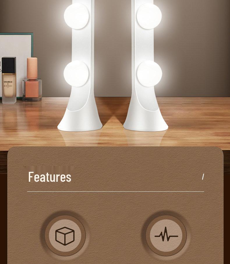 Streamer Desktop Fill Light: Double Row LED for Professional Live Room, Video Background, and Atmosphere.