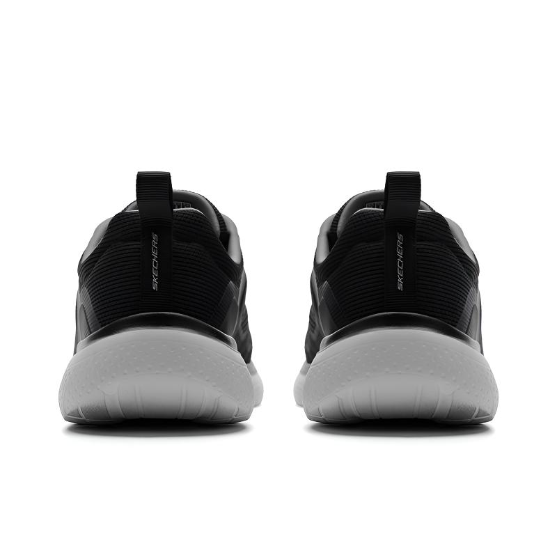 Skechers Спортивные Женские Классические Модные Тканевые Амортизирующие Легкие Средней Высоты Повседневные Для Тренировок Городской Комьют Беговые Кроссовки Мужские кроссовки 8790306-BKLM