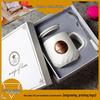 Cha Xun Engraved Ceramic Mug with Copper Seal