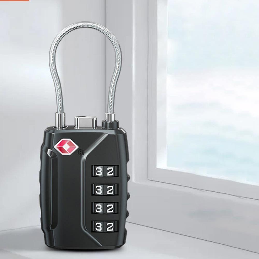TSA Customs Password Lock Anti-theft Cabinet Lock Portable 4 Digit Combination Lock Travel