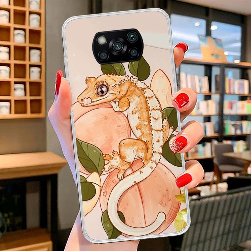 Lizards Geckos Cover Phone Case For Xiaomi Poco F7 Ultra X7 X6 X5 Pro M7 Redmi 15C 15 13C 13 12C 12 10C 10 9A 9C 9T 9 Shell Poco