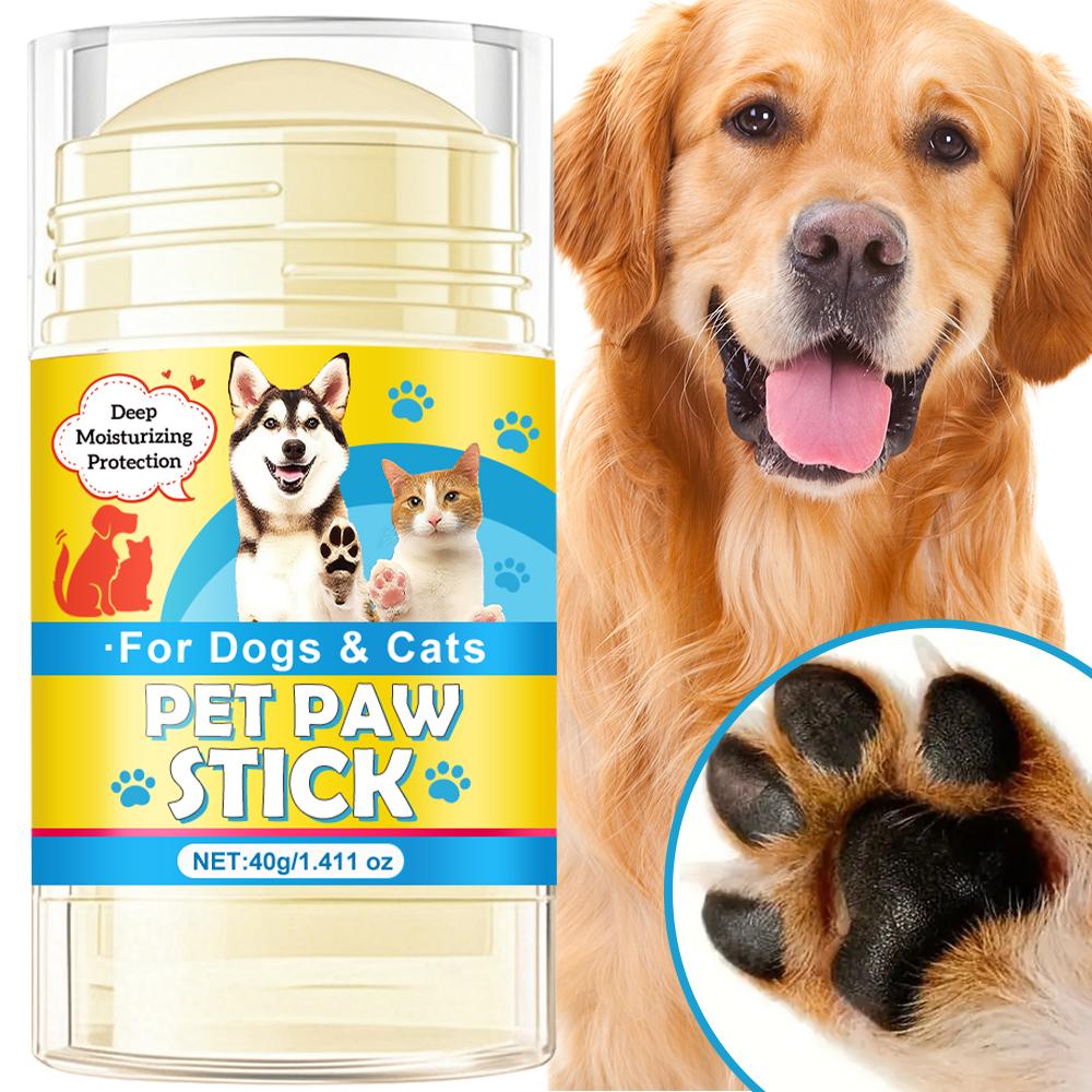 Палочка для лап и носа питомца-Успокаивает и защищает лапы питомца-Помогает при трещинах на носу и подушечках лап-Для носа и пальцев лап, 40 г