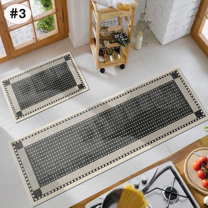 Нескользящий кухонный коврик, длинный коврик для кухни, напечатанный коврик для ног для балкона, ванной комнаты, домашний декор, ковер, входной коврик