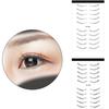 Наклейки для татуировок нижних ресниц, имитация натуральных водонепроницаемых одноразовых накладок для татуировок нижних ресниц, ленивый инструмент для макияжа