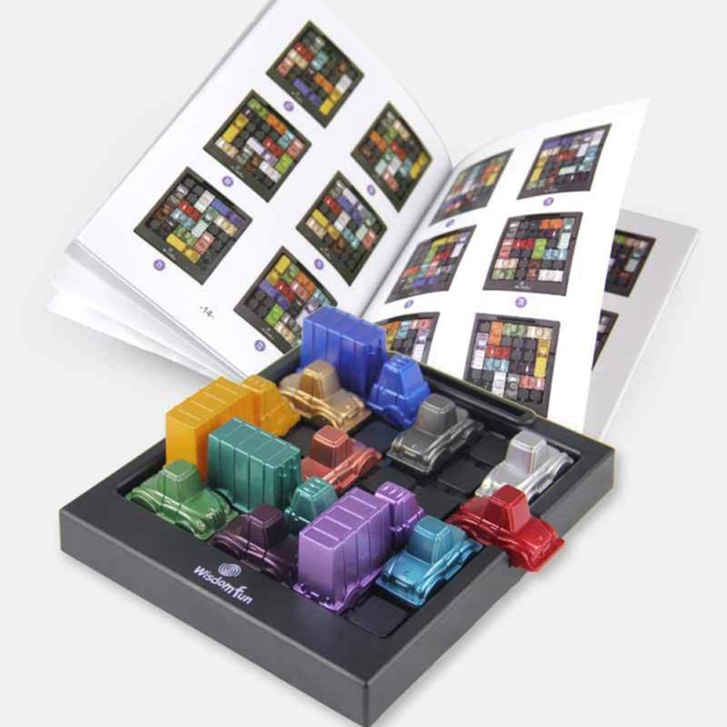 Логическая игра «Час пик», пробка, детский автомобильный набор, настольная игра «Логическое мышление и рассуждения».