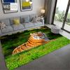 Tiger Carpet For Living Room Decoration 3D Wild Animal Floor Mat In The Hallway Soft Bedroom Rug Bedside Mat Home