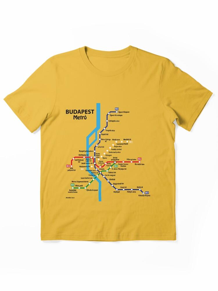 Metro BUDAPEST metro network Essential T-Shirt
