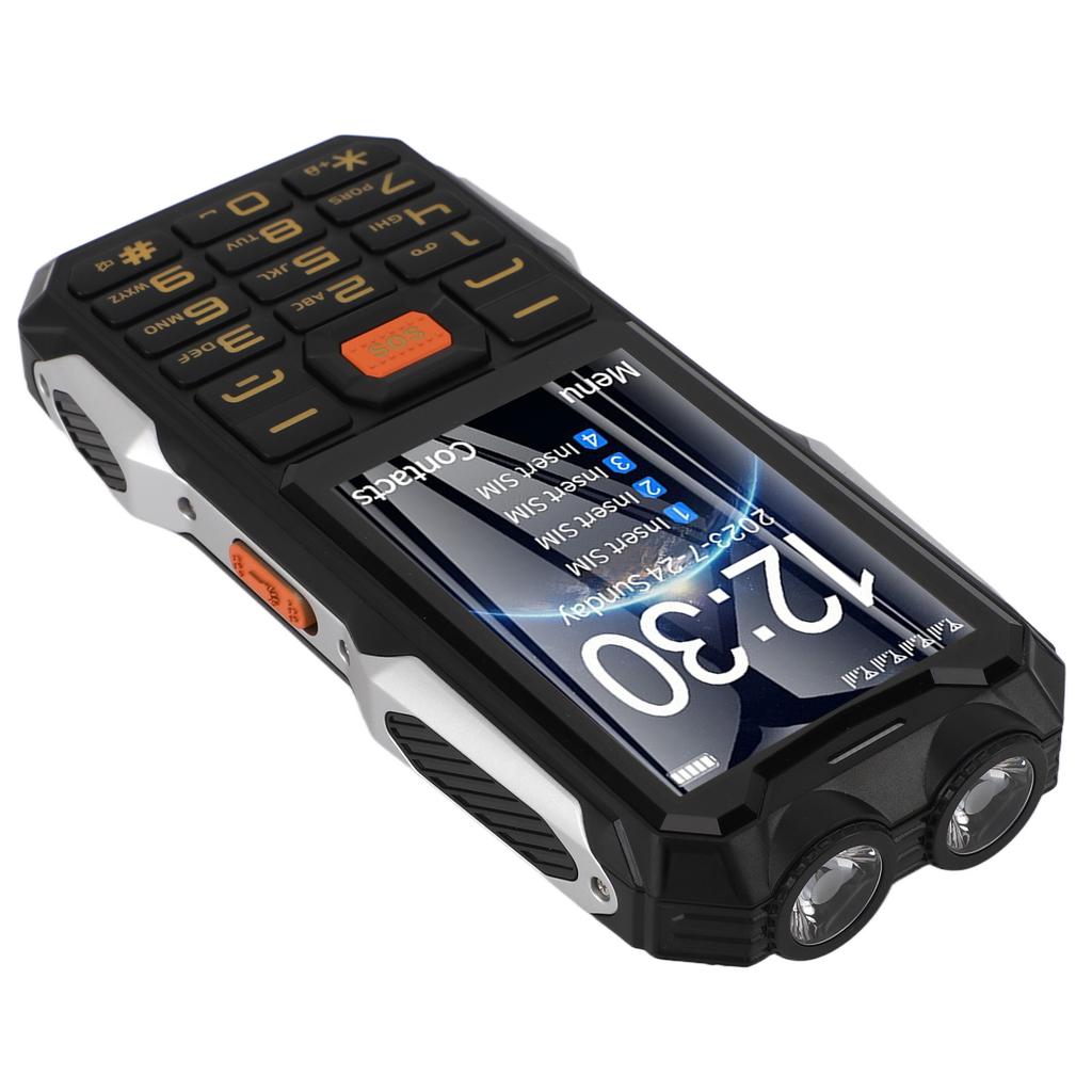 Мобильный телефон для пожилых людей, четыре карты, четыре режима ожидания, большая кнопка, громкий звук, сотовый телефон с экраном 4,0 дюйма