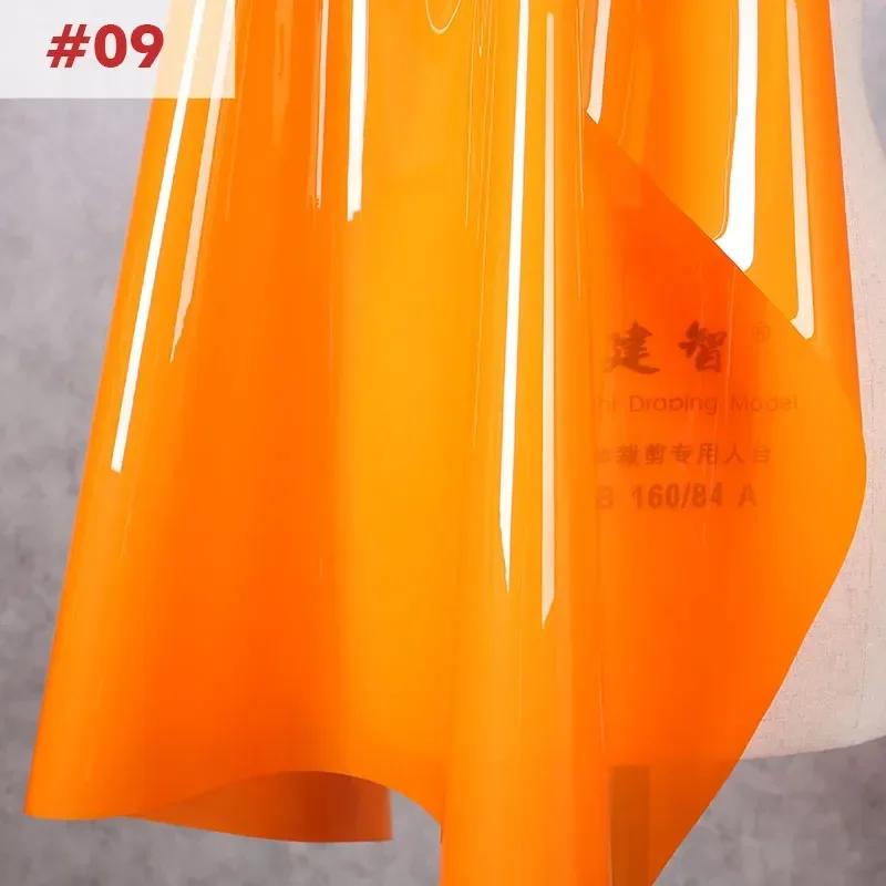 ПУ прозрачная ткань водонепроницаемая 0,2 мм ПВХ желе пленка ткани для плаща одежда дизайнерская ткань DIY сумка швейные принадлежности