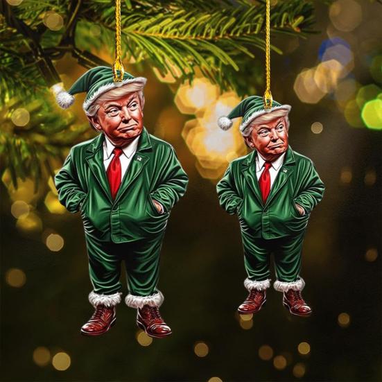 7 шт. забавные подвески с персонажами рождественские украшения с шнурком легко повесить подвески на рождественскую елку украшение для зеркала заднего вида