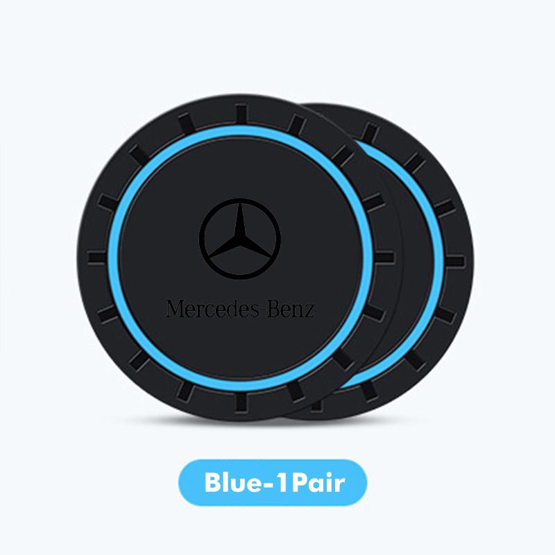 AABII1 For Benz Car Interior Water Cup Holder Non-Slip Mat Pad Coasters Auto Accessories Exclusive AMG W124 W203 W204 SPRINTER V CLASS