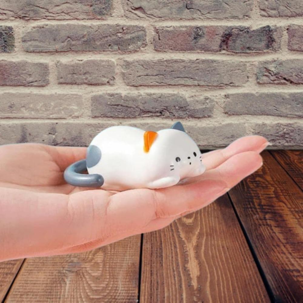 Fidget Rolling Cat Toy Милые игрушки для котят, которые кувыркаются, новые игрушки для снятия стресса с заводного котенка Главная