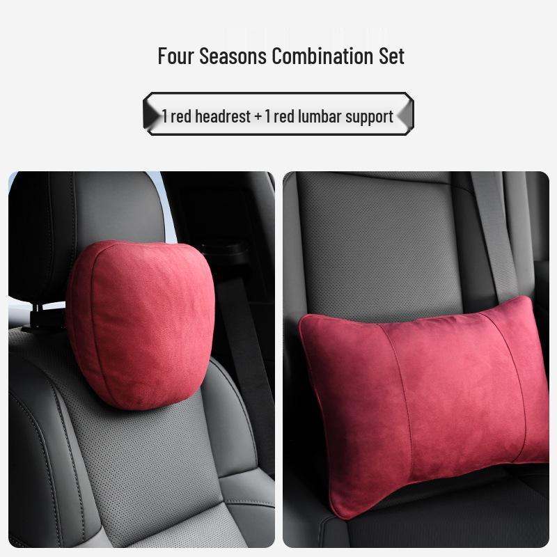 Car Neck and Lumbar Support Pillow for Maybach, Mercedes, Tesla, AITO