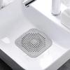 Silicone Floor Drain Sticker Sewer Hair Filter Anti-blocking Artifact Bathroom with Suction Cup Floor Drain Pad Filter