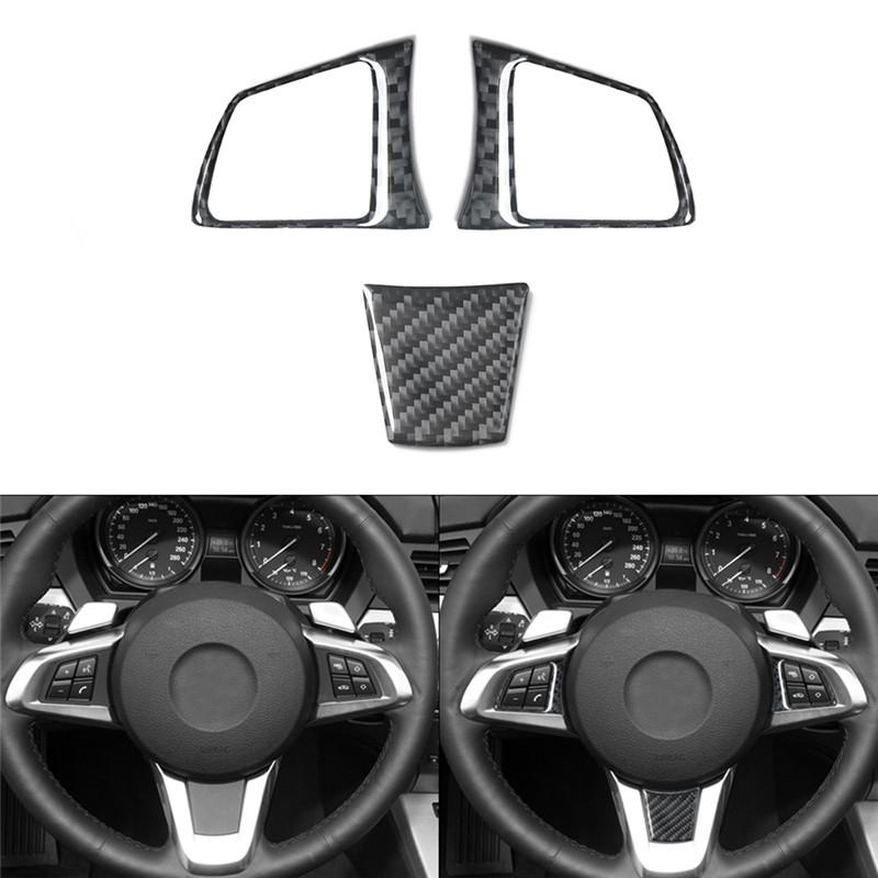 Carbon Fiber Car Interior Center Console Gear Shift Panel Frame Trim Sticker For BMW Z4 E89 2009-2016 Auto Styling Accessories