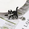 Creative Cartoon Black- Shape Popular Enamel Pins Lapel Badge Brooch Funny