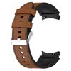 Классический кожаный+силиконовый ремешок для Samsung Galaxy Watch 7 40мм 44мм Ремешки Watch 6 5 Pro 6 4 Classic 47/43мм 42/46мм Запасной браслет