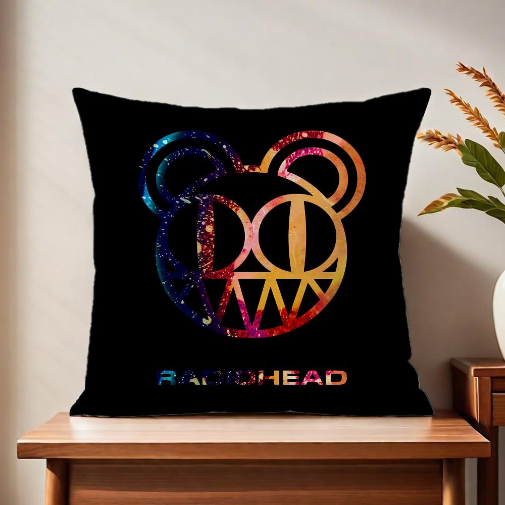 RrADIOHEADd singer cushion cover For Pillow Printing Sofa Decoration Home Car Room Coffee Shop Office Nordic Simplicity