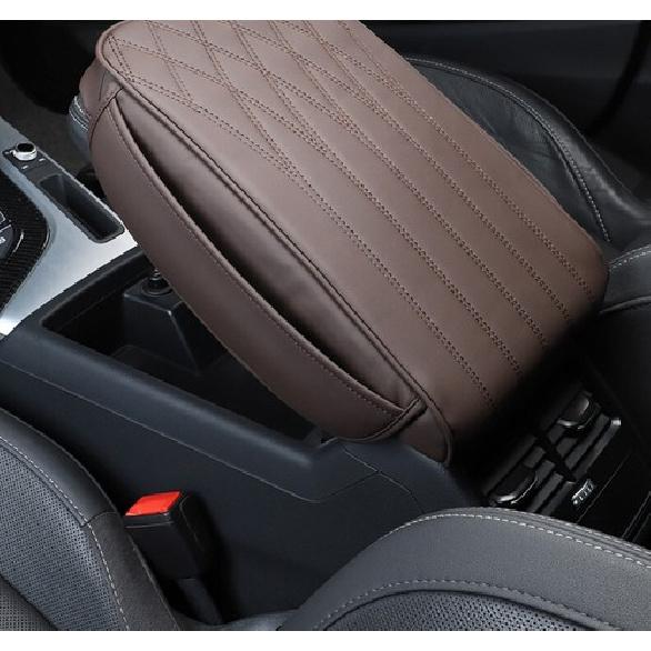 Car Armrest Cushion Cover Leather Center Console Box Pad Protector Accessories