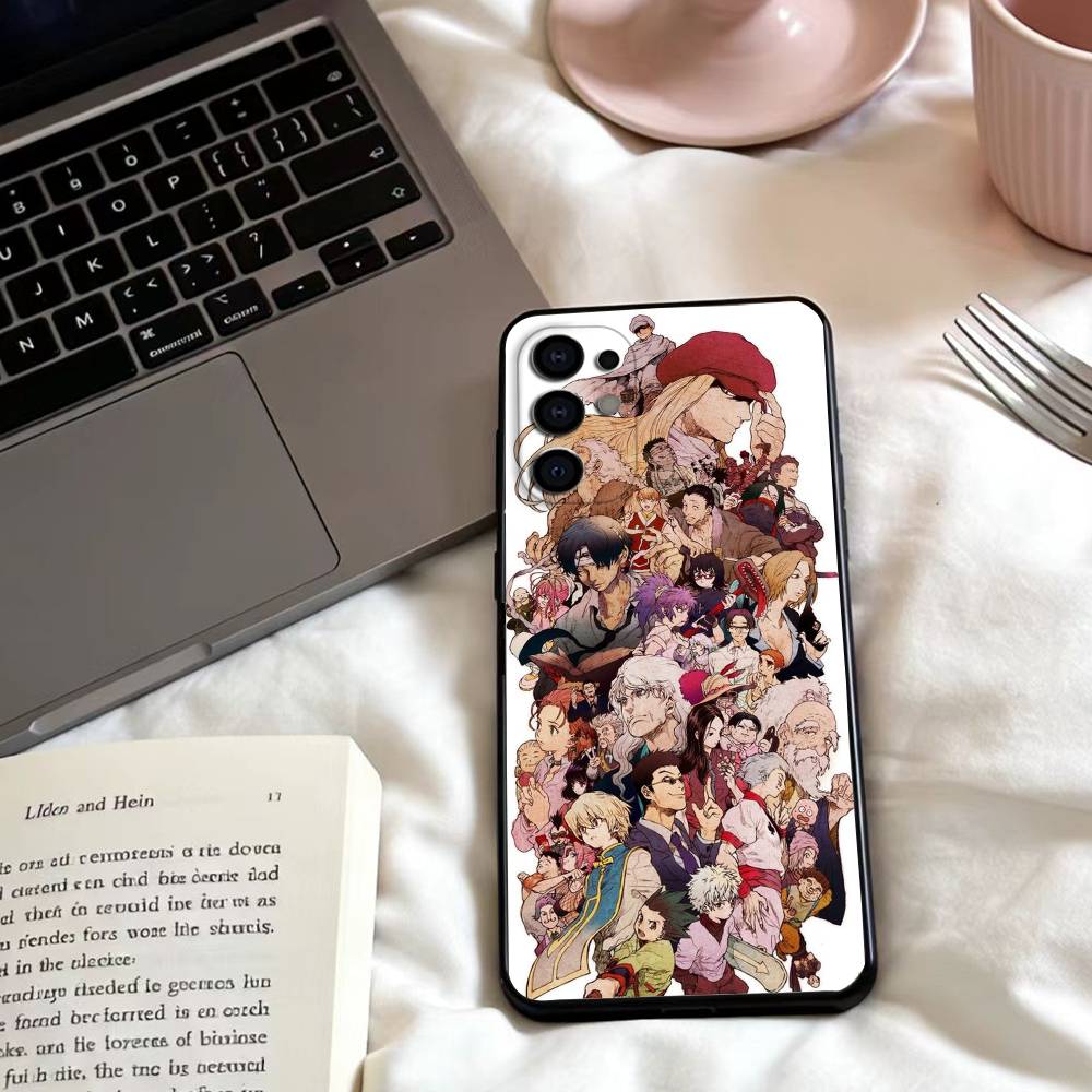 ГОРЯЧИЙ Аниме H-Hunter x Hunter Чехол для телефона Samsung S25,24,23,22,30,21,10,9,Ultra,Plus,Lite,FE,4,5 G Мягкий черный чехол