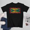 More Design Grenada Flag Grenadian Unisex Tshirt Tees Tshirt Oneck T Shirts Unisex Boys Clothing 100 Cotton