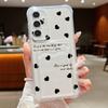 Чехол с принтом 'Candy Love Hearts' для iPhone 17 18 Pro Max Прозрачный ТПУ Задняя крышка со слотом для карты для iPhone 16 15 14 13 Pro Max 17E