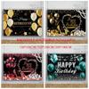 5*3ft/7*5ft/8*6ft Happy Birthday Backdrop Banner Background Cloth Props Party Decorate