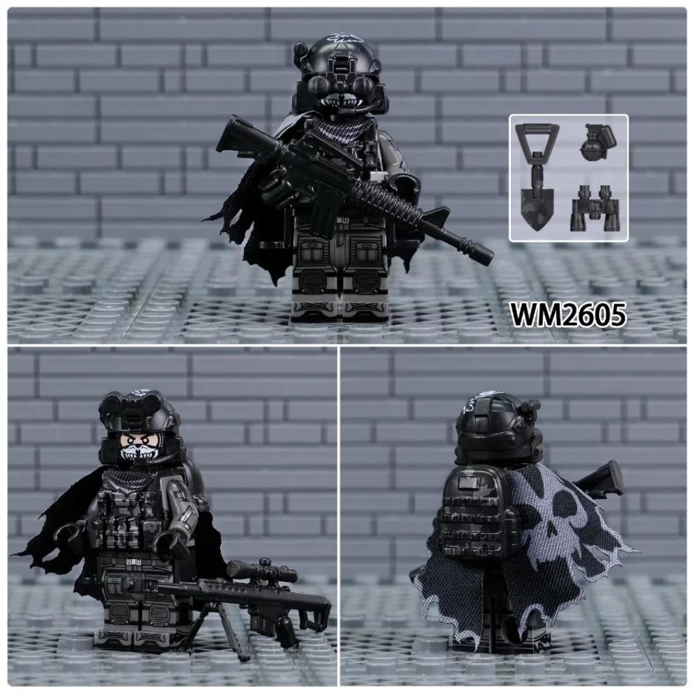 WM6147 WM6168 WM6169 Военная серия SWAT Спецназ Конструктор Коммандос Солдат Городская полиция Кепка Мини Экшн Фигурка Игрушки