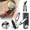 Can Opener Manual Handheld Powerful Manual Can Opener Smooth Edge Cutting Can Opener Heavy Duty Built-in Bottle Opener