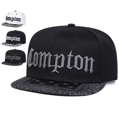 Унисекс COMPTON Letter Вышитые хип-хоп шляпы весна и осень Открытый Регулируемые спортивные повседневные бейсболки солнцезащитная шляпа