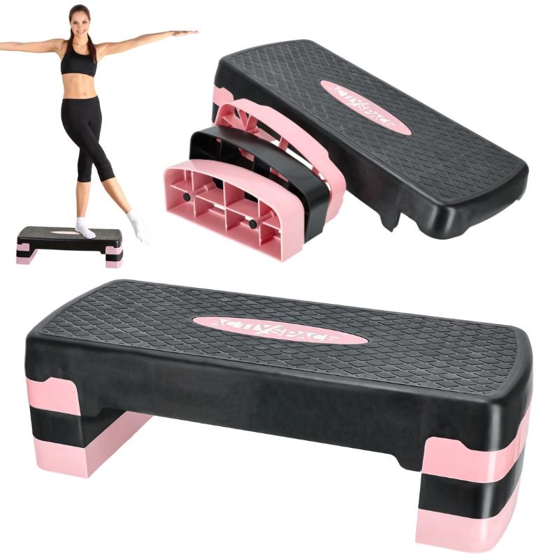 Step Exercise Fitness Aerobic Stepper, 3 Levels, Modular