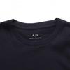Armani Exchange Мужская футболка с коротким рукавом и металлическим принтом логотипа, топ, темно-синий, 3RZTRA-ZJ9AZ-1583