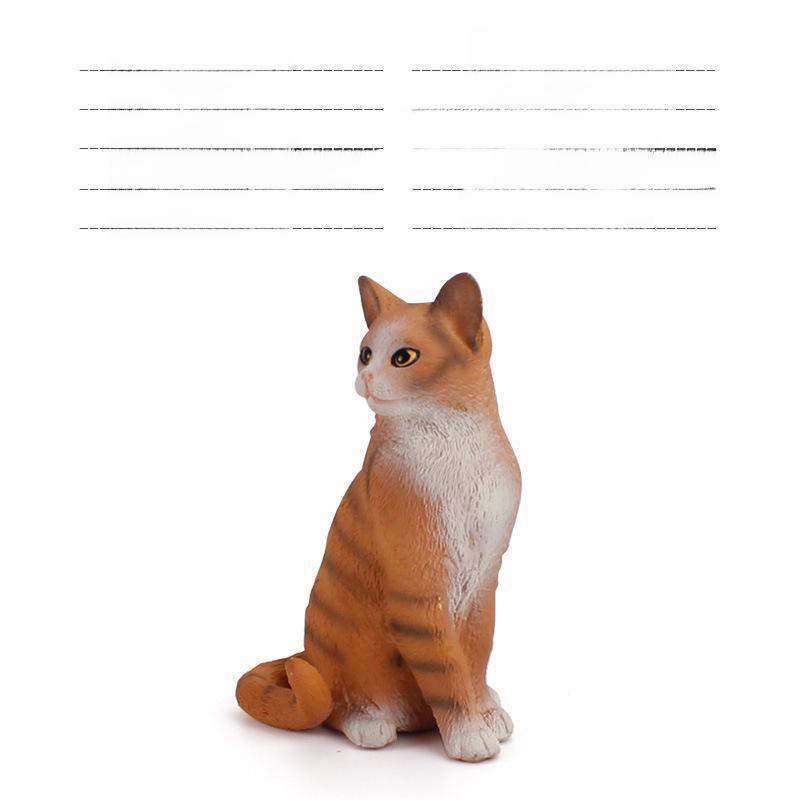 Детский набор игрушек «Черно-белый котенок» — китайские сельские украшения в виде кошечки