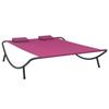 Day and Night - Day and Night Pink Fabric Outdoor Lounger