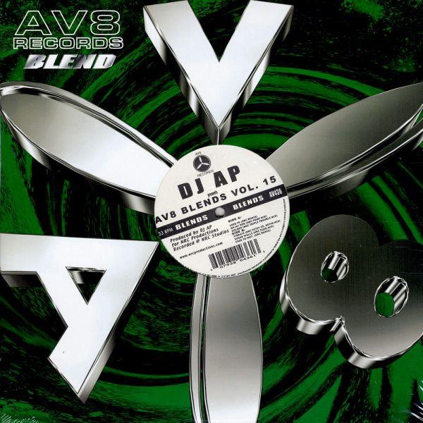 12-дюймовая пластинка DJ A.P. - AV8 Смеси Том. 15 AV436 AV8 Records 2004 США Рэп и Хип-Хоп/R&B Б/у