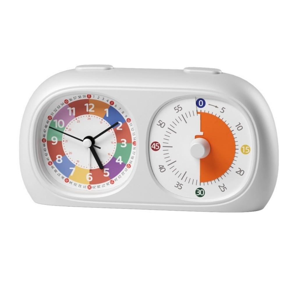Dual Screen Dual Screen Visual Timer Timer Reminder Self Discipline Tool Kitchen Timer 61-Minute Silent Student Table Clock