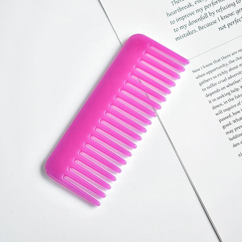 Popular Hair Combs In Europe and America, Hot-selling Acetic Acid Board Comb Anti-static Marble Pattern Hair Comb