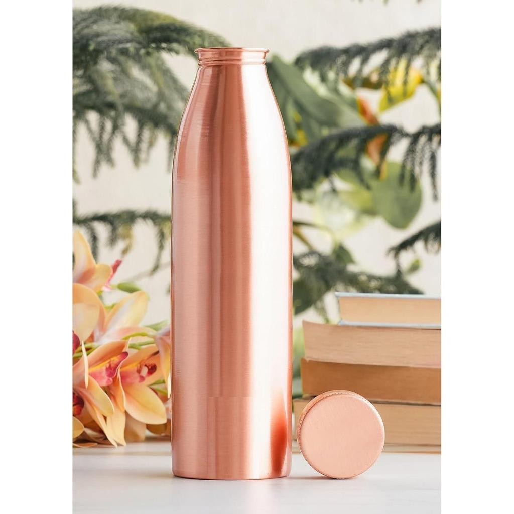 Pure Copper Seamless Doctor Bottle – 700 ML, Leak-Proof, Durable & Stylish Water Bottle, Perfect for Office, Gym, Home & Gifting